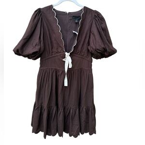 House of Harlow 1960 Brown Mini Dress
